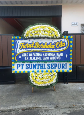 Papan Bunga Duka di Guntung